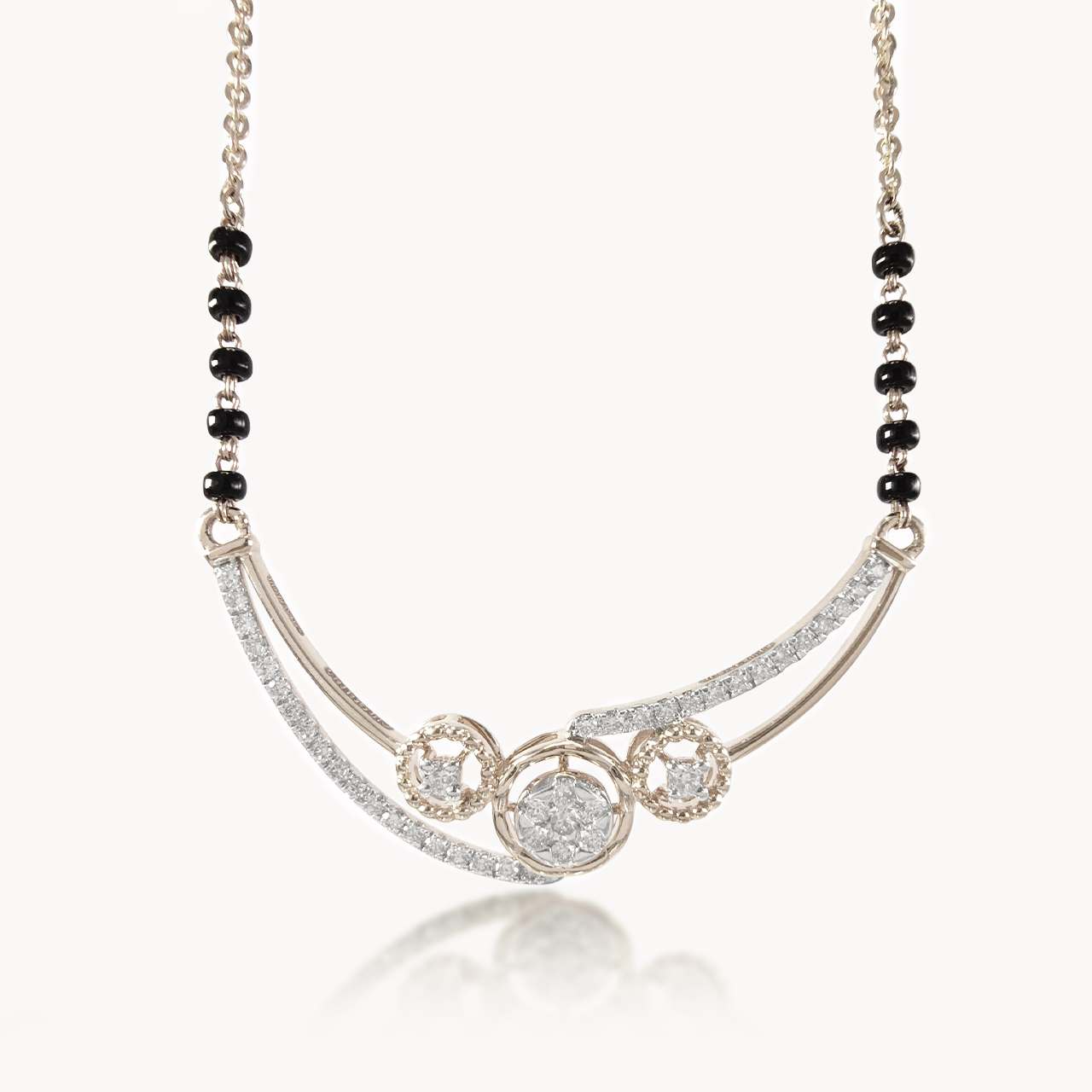 Keshini's Diamond Mangalsutra with Chain