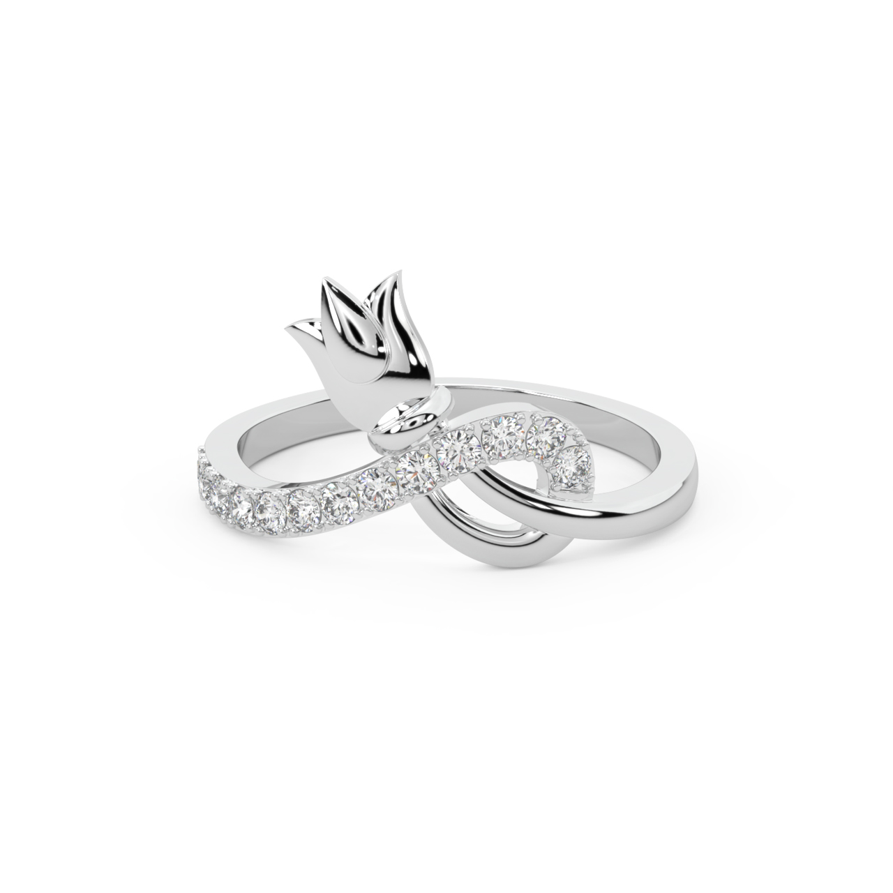 Knot Design Engagement Ring