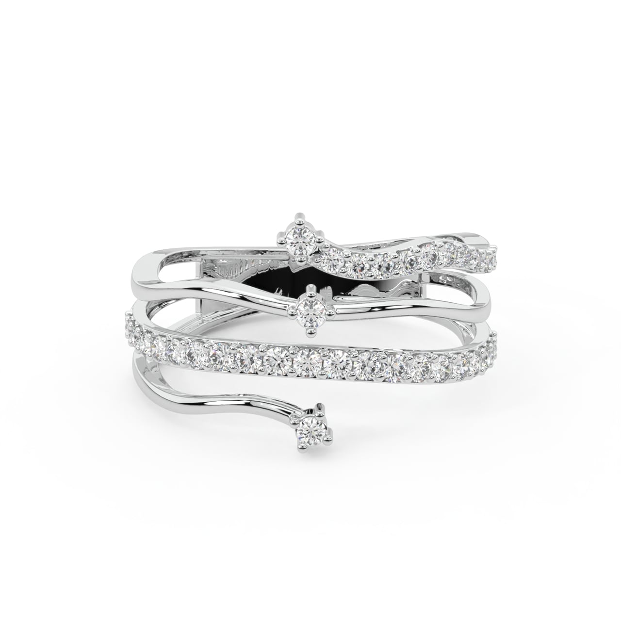 Razi Round Diamond Engagement Ring