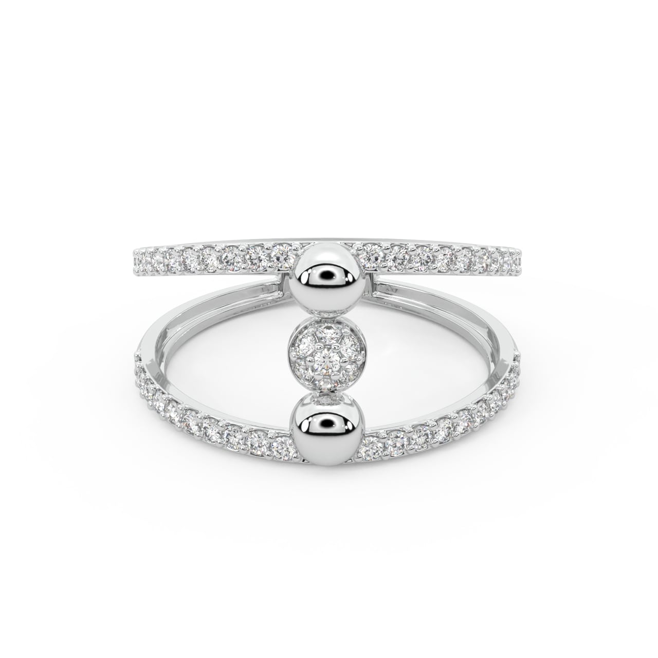 Tivona Round Diamond Engagement Ring