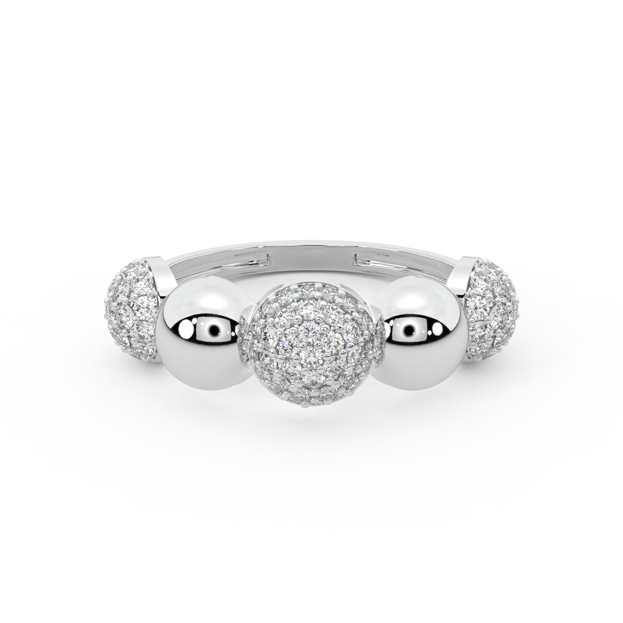 Yahaira Round Diamond Engagement Ring