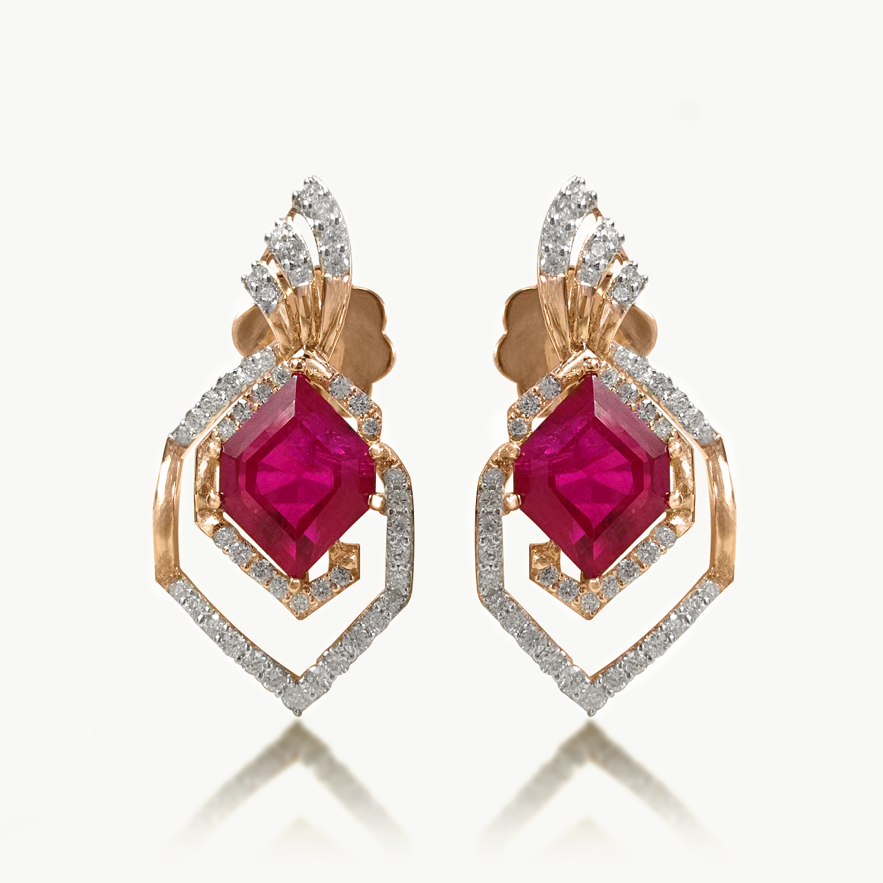 Rosy's Hex Earing
