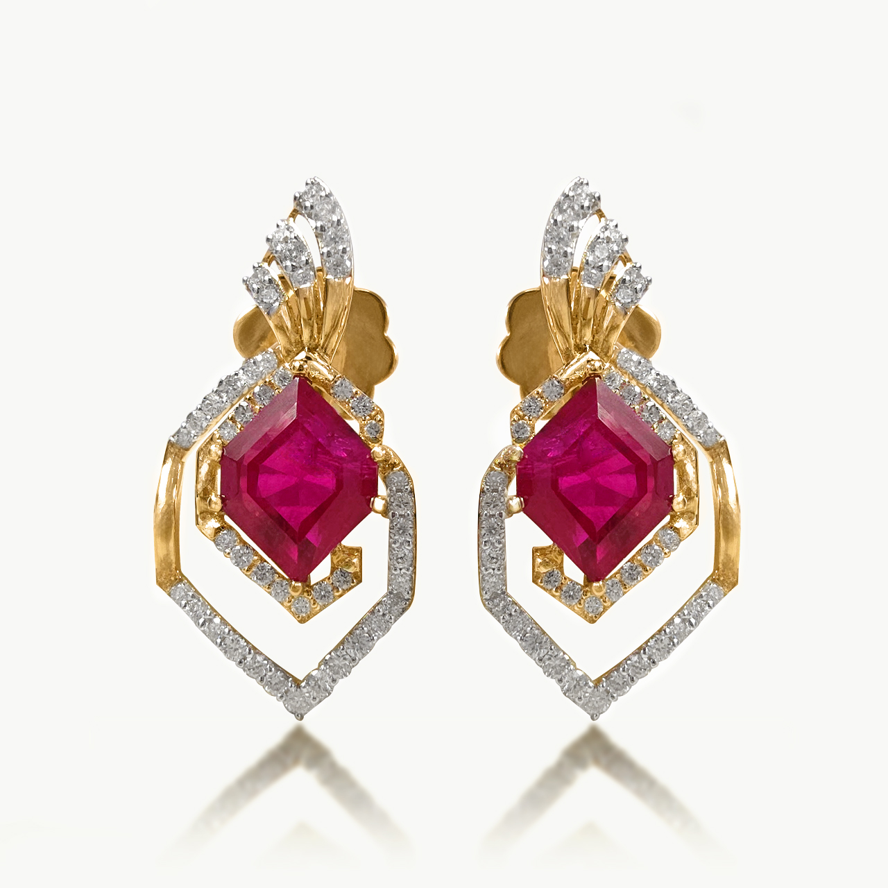 Rosy's Hex Earing