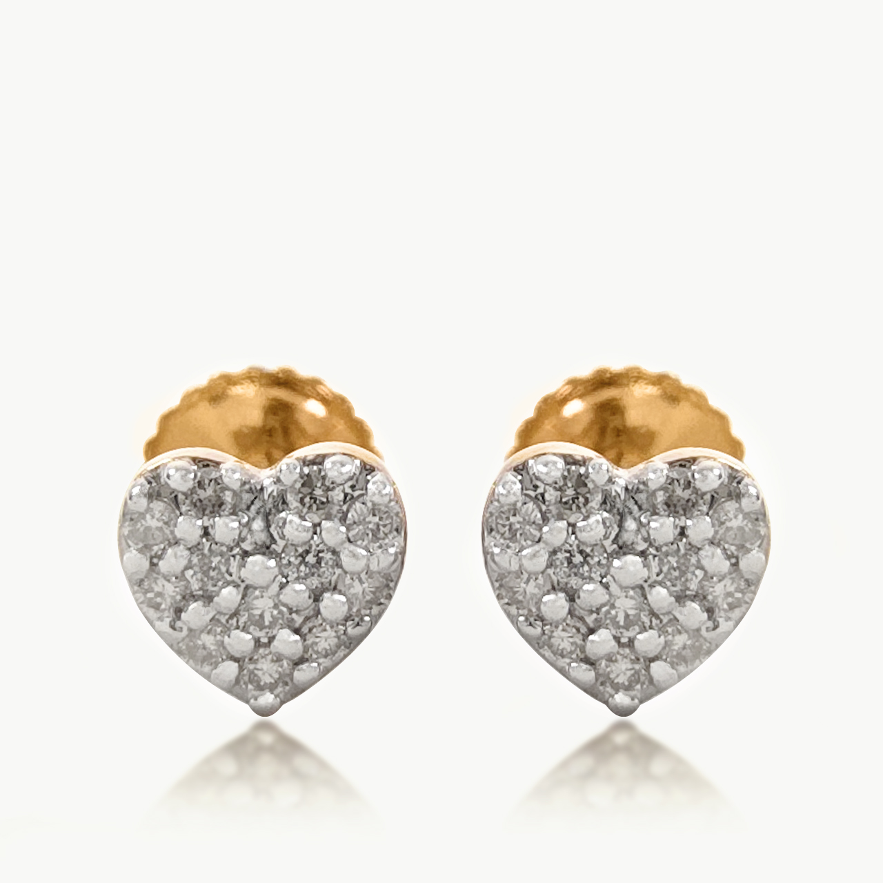 Heart Bling Diamond Earings