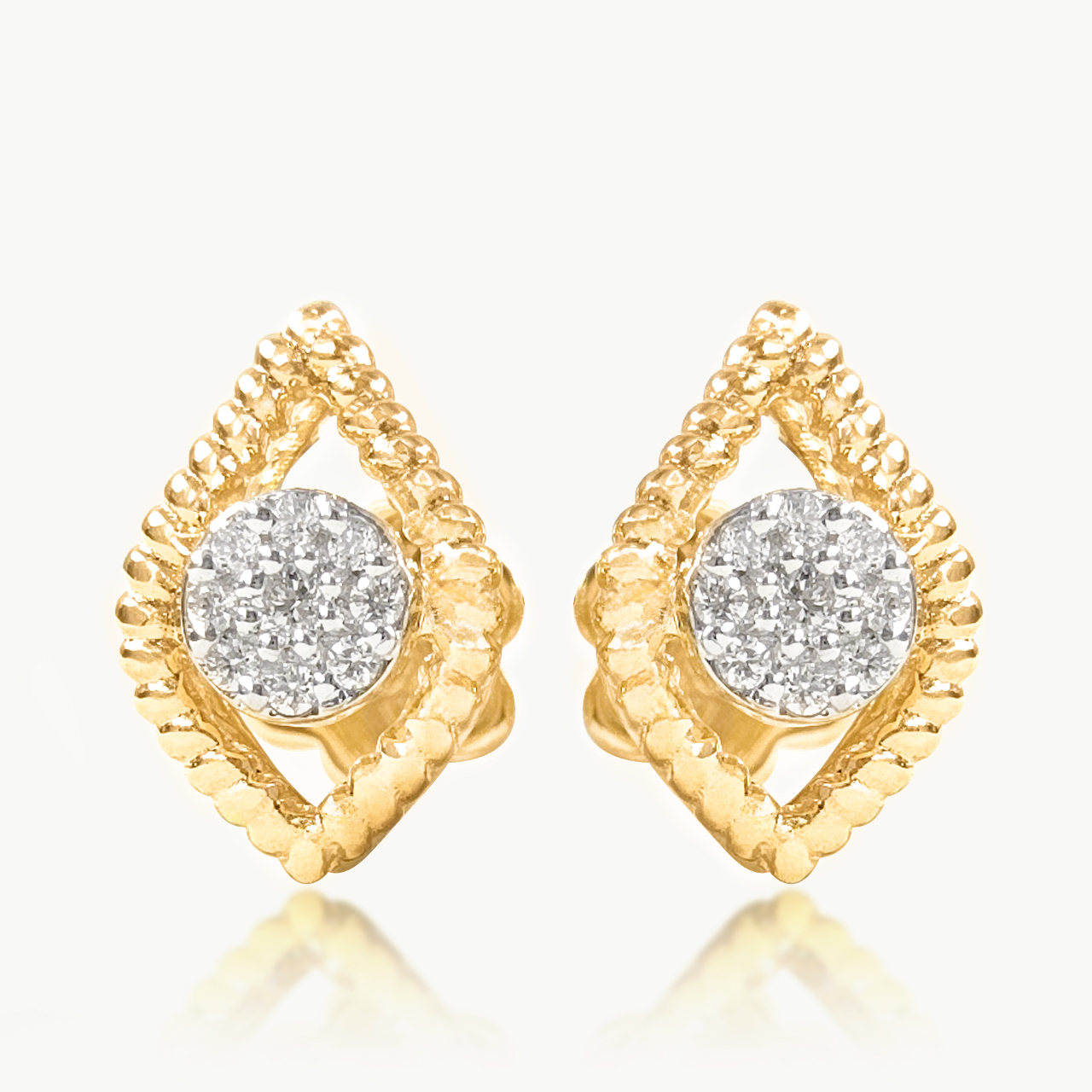 Donna's Delicate Diamond Studs