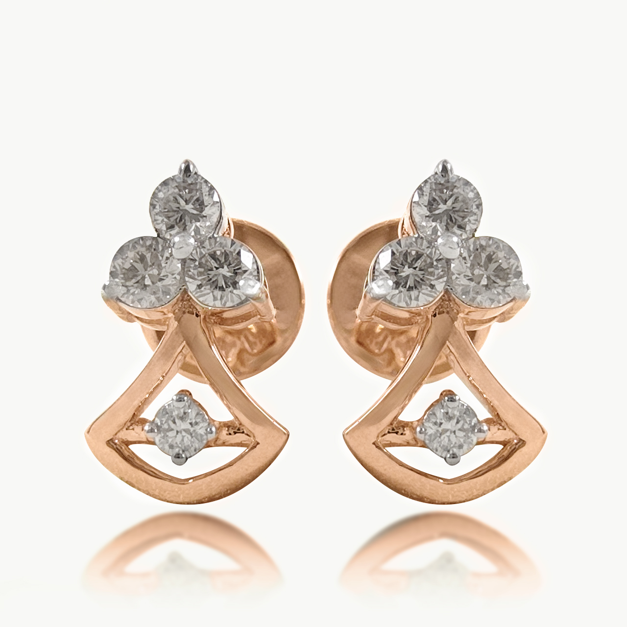Trillia Bloom Diamond Studs
