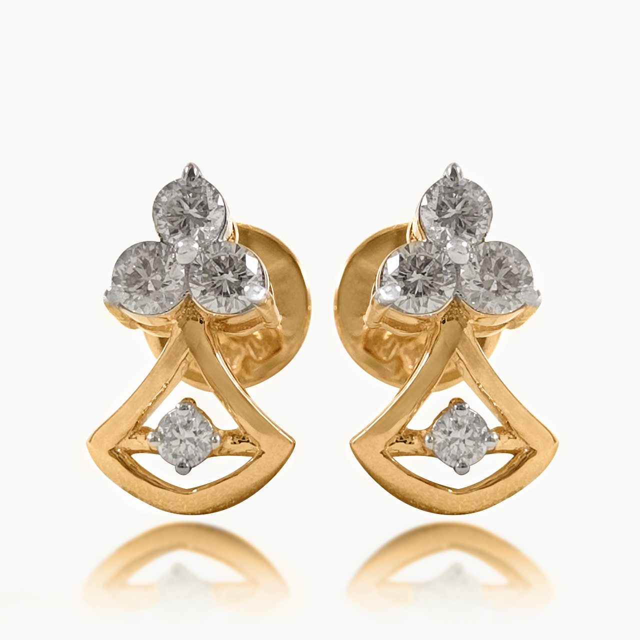 Trillia Bloom Diamond Studs