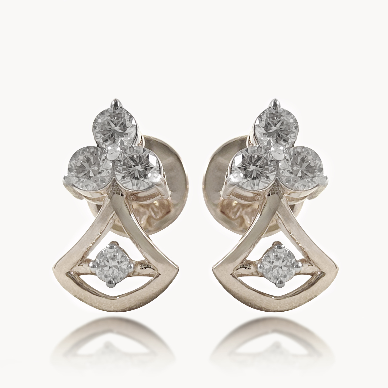 Trillia Bloom Diamond Studs