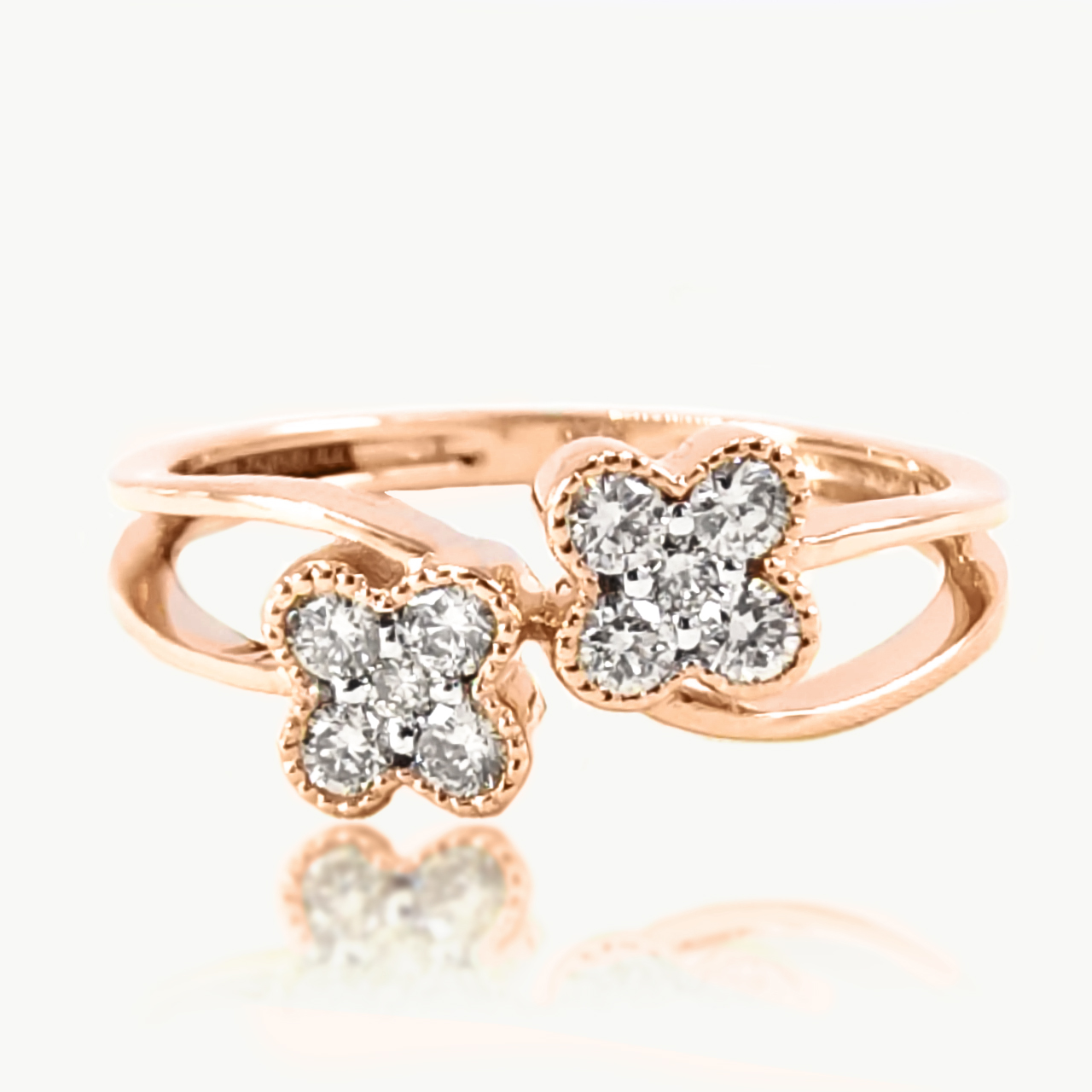 Pritha Round Diamond Rings