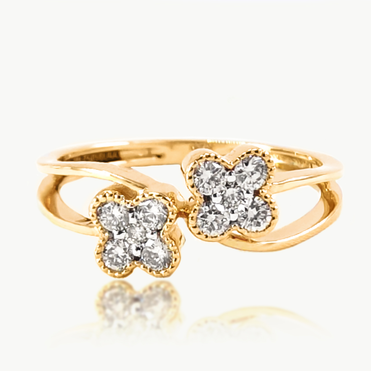 Pritha Round Diamond Rings