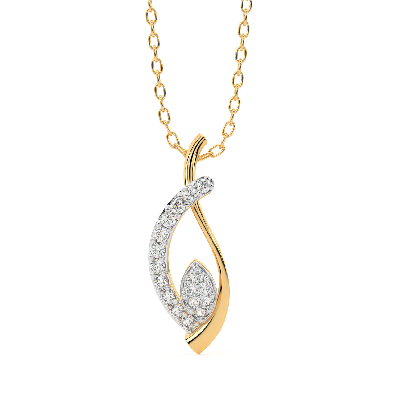 Ridley Round Diamond Pendant Set