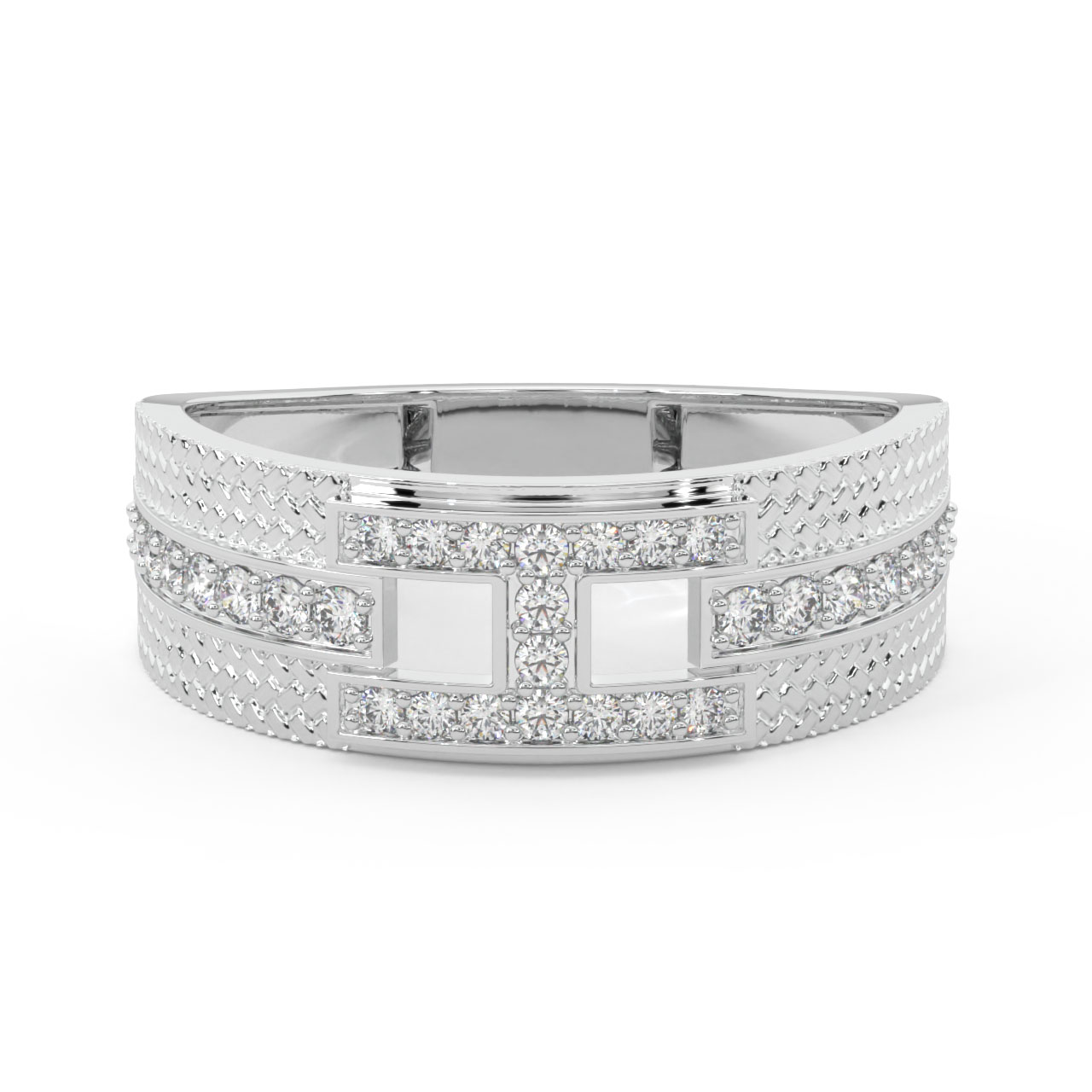 Malinda Round Diamond Ring For Him