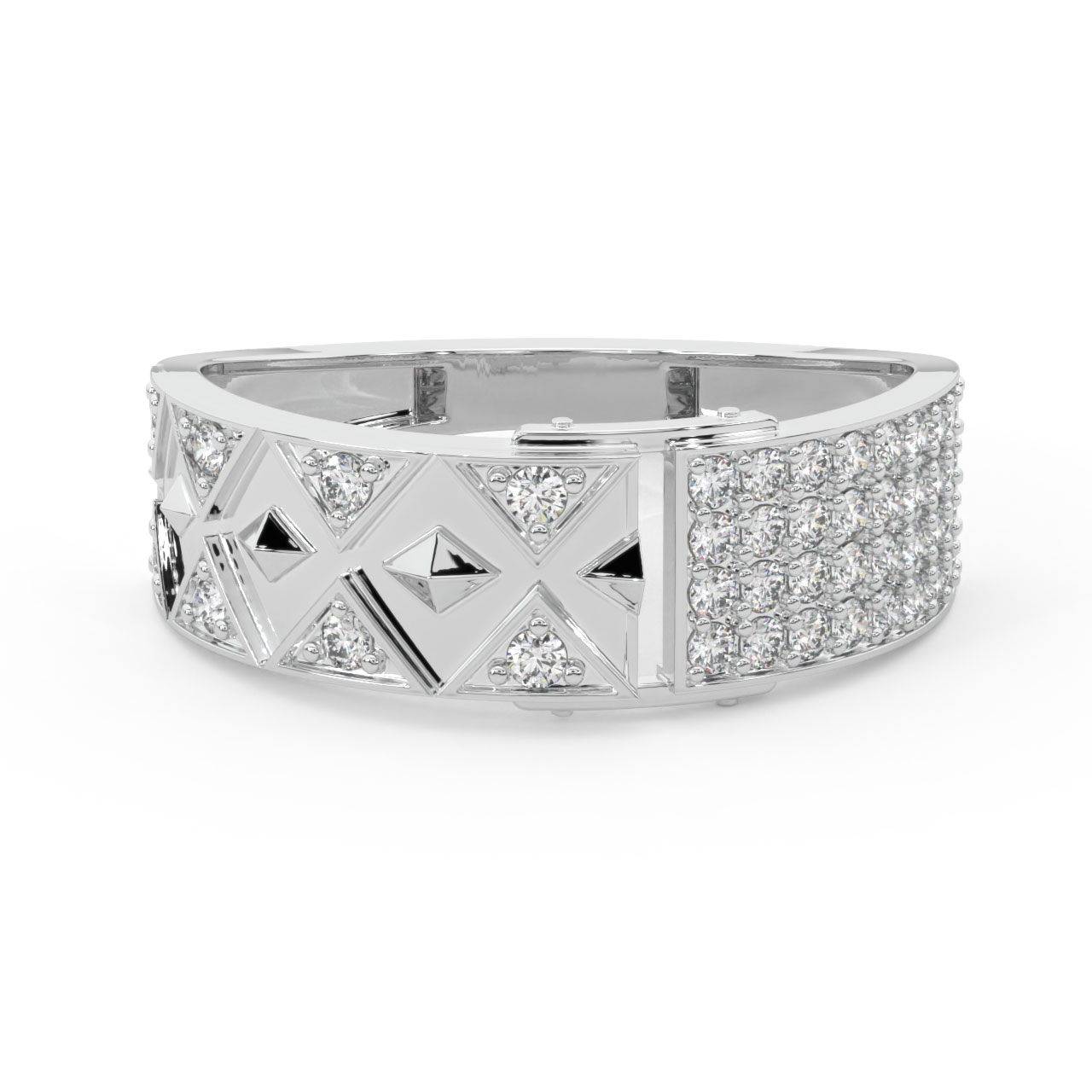 Jokia Round Diamond Ring For Him