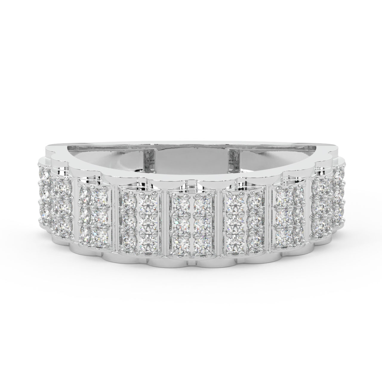 Meara Round Diamond Ring For Men