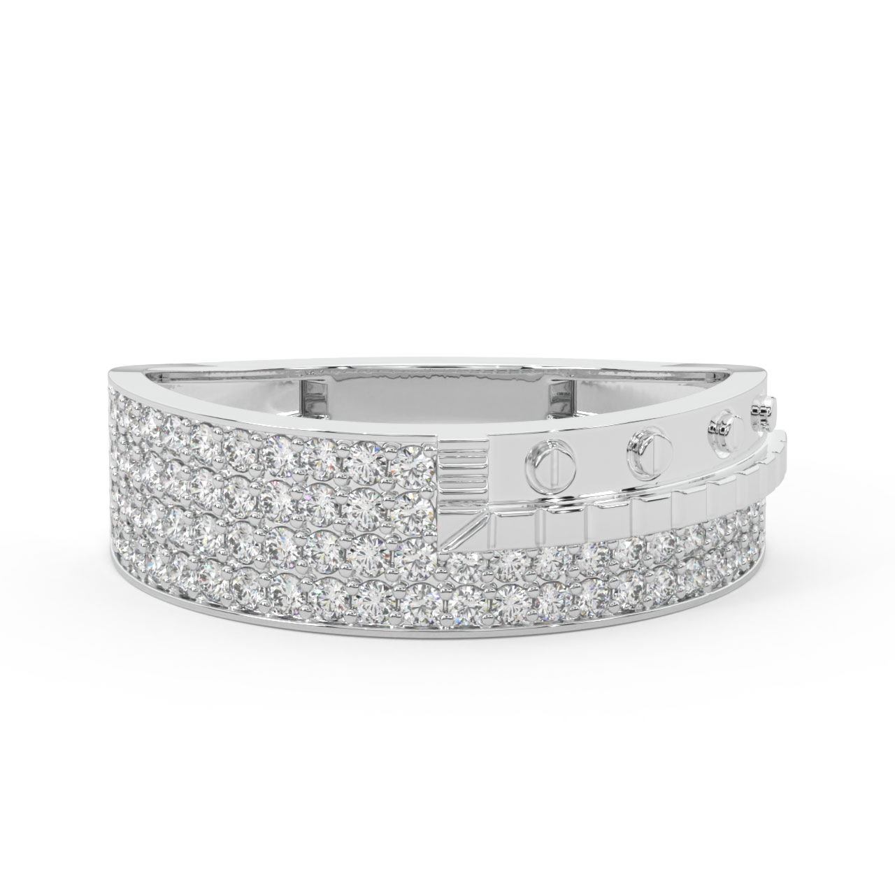 Eliora Round Diamond Ring For Men