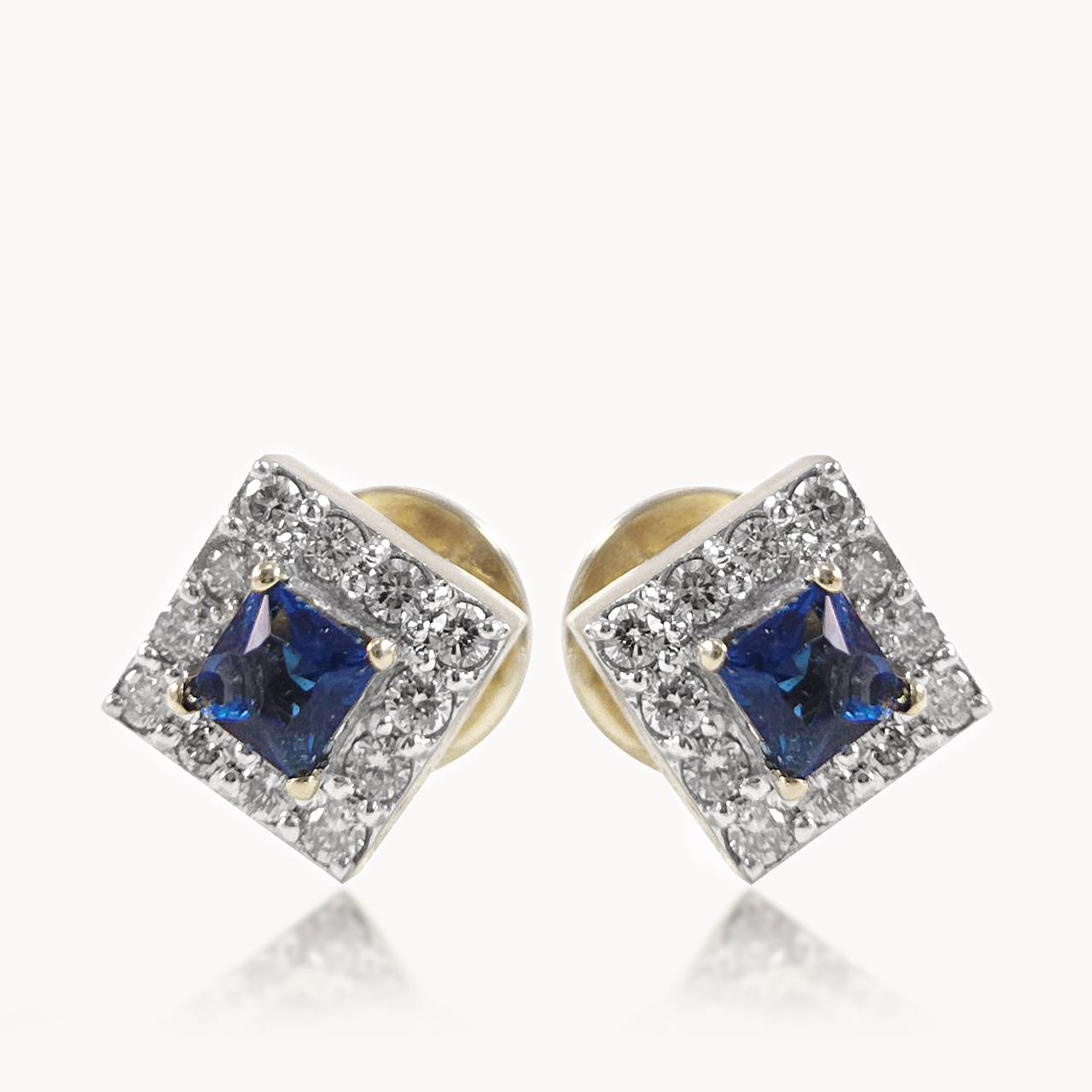 Ocean's Frame Diamond Earrings