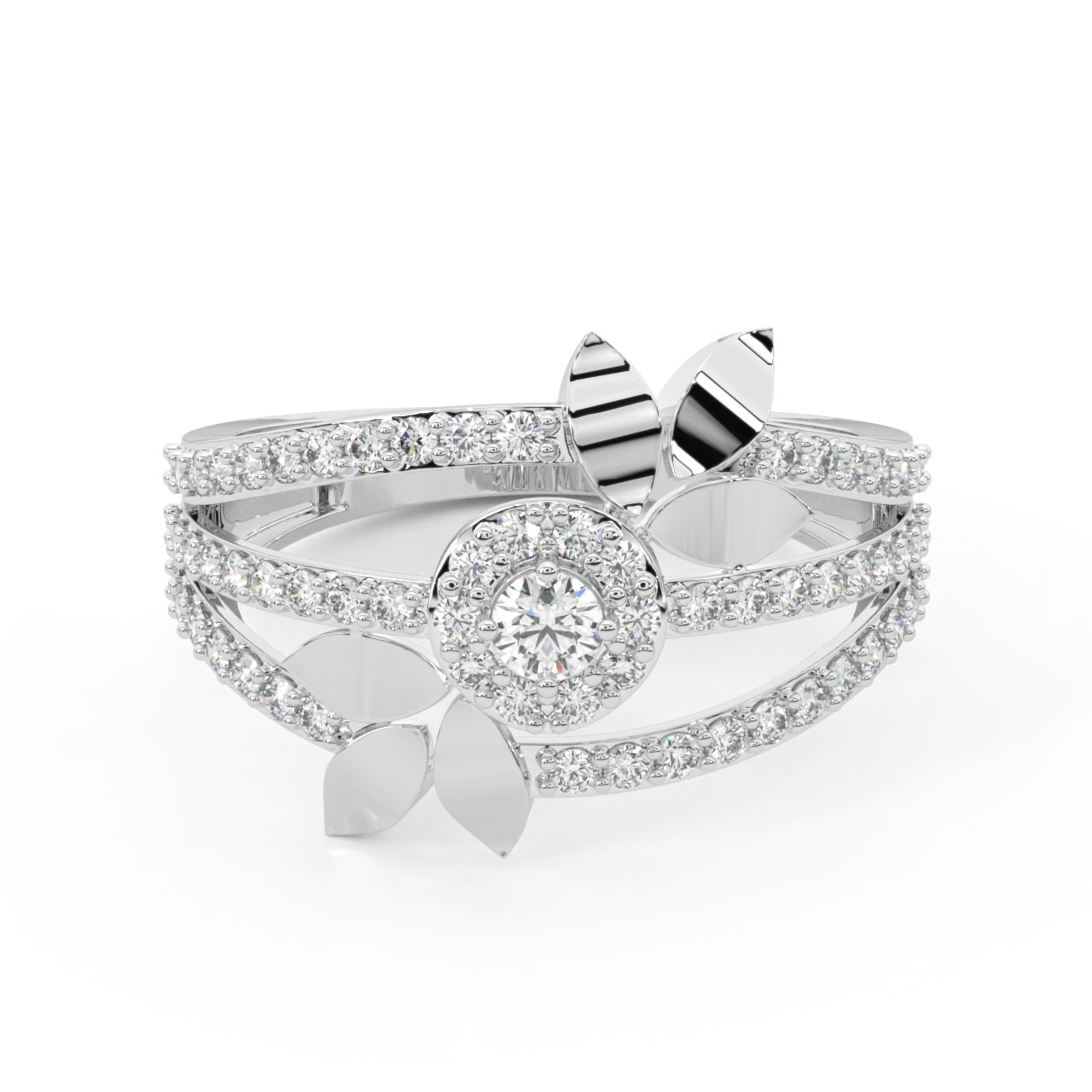 Gille Round Diamond Engagement Ring