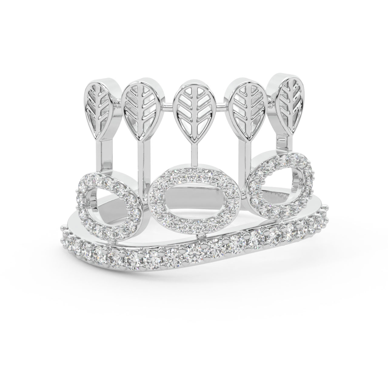 Siolat Round Diamond Engagement Ring