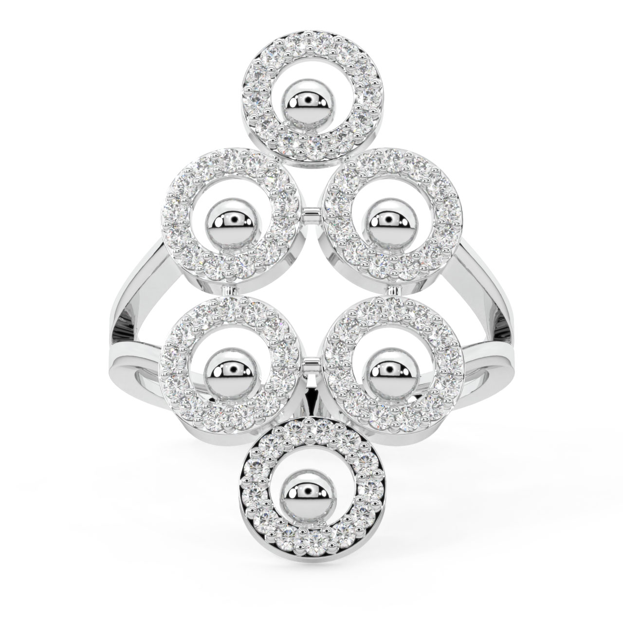 Elvan Round Diamond Engagement Ring