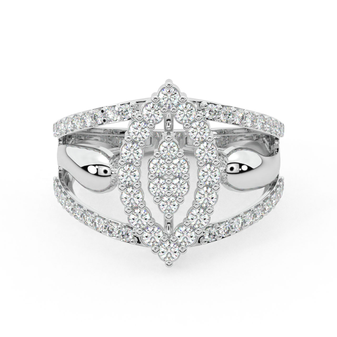 Jihan Round Diamond Engagement Ring