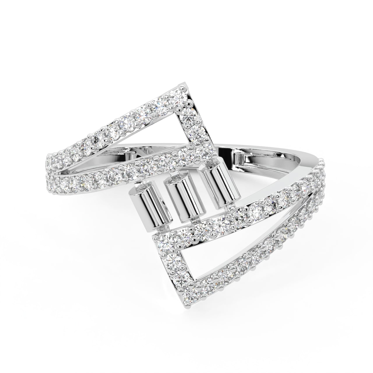 Akira Round Diamond Engagement Ring