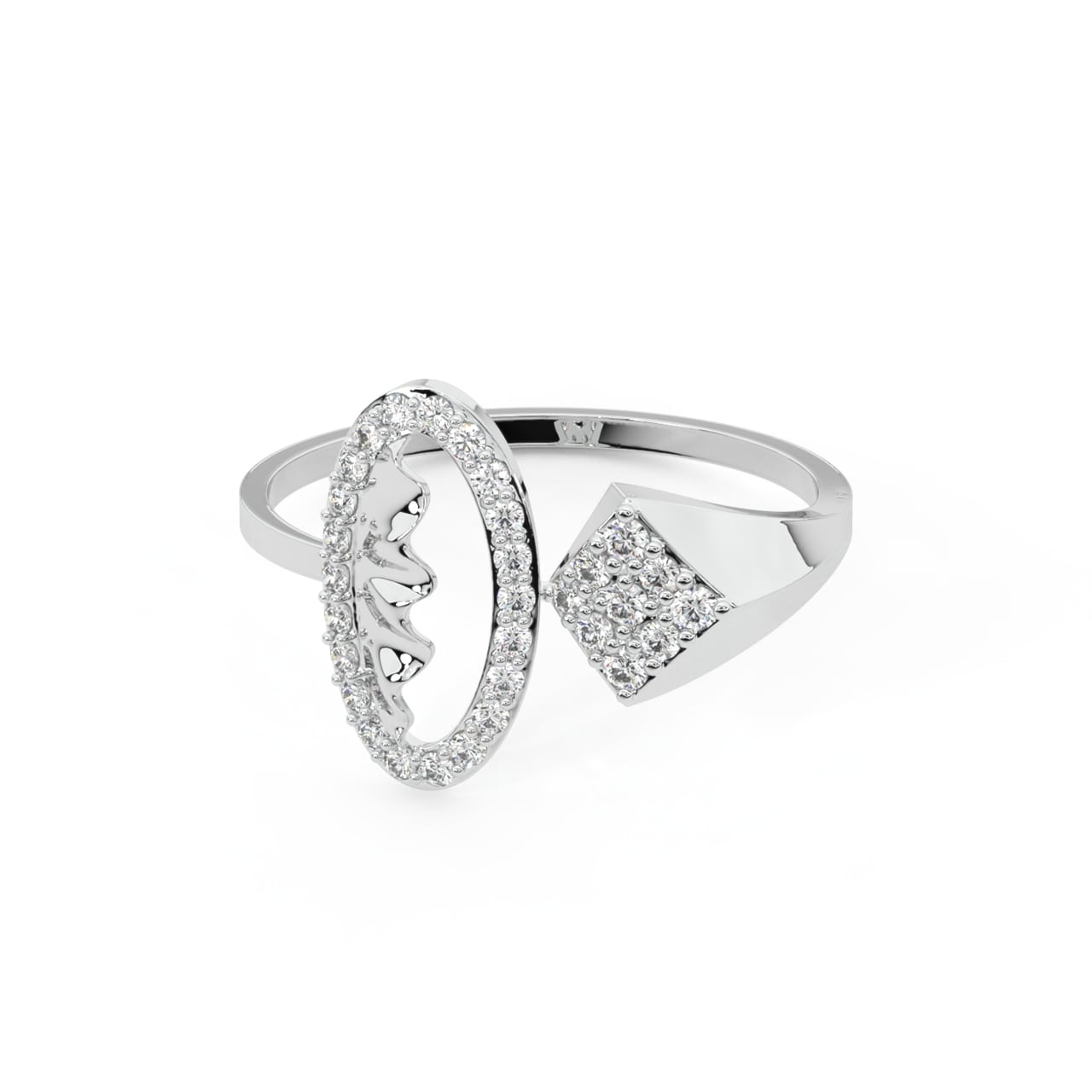 Talibah Round Diamond Engagement Ring