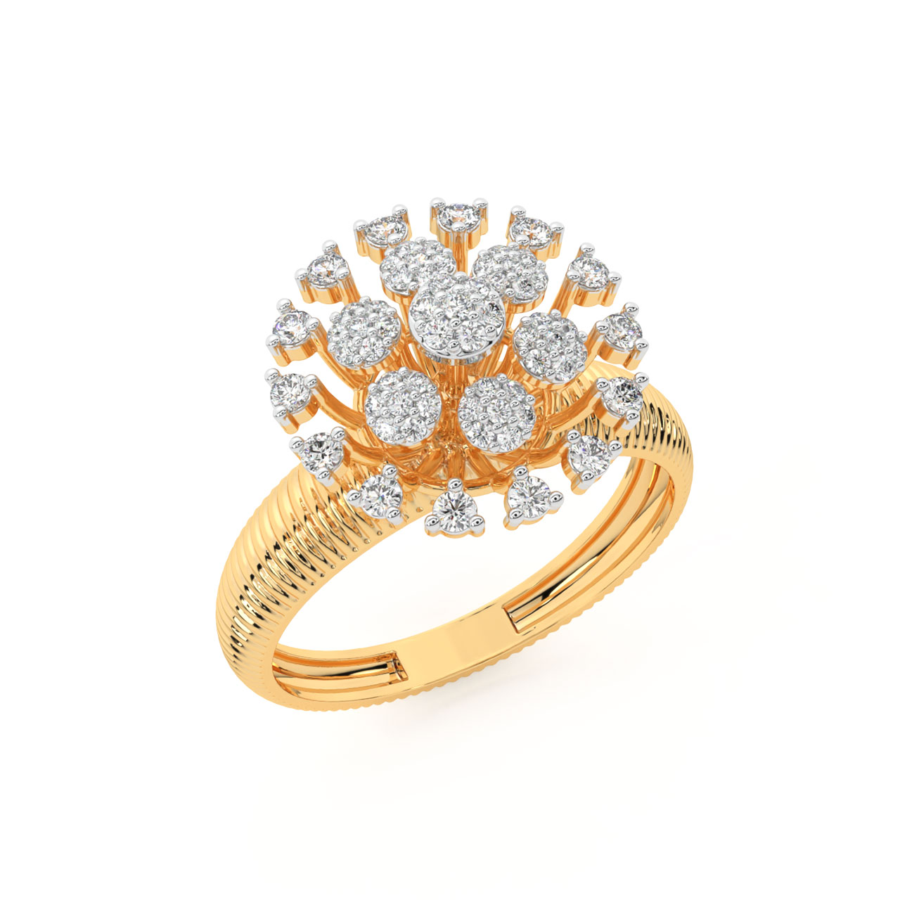 Susan Round Diamond Engagement Ring