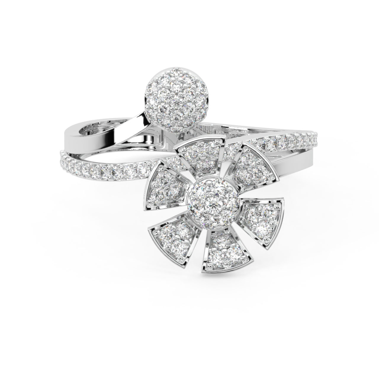 Ahern Round Diamond Engagement Ring