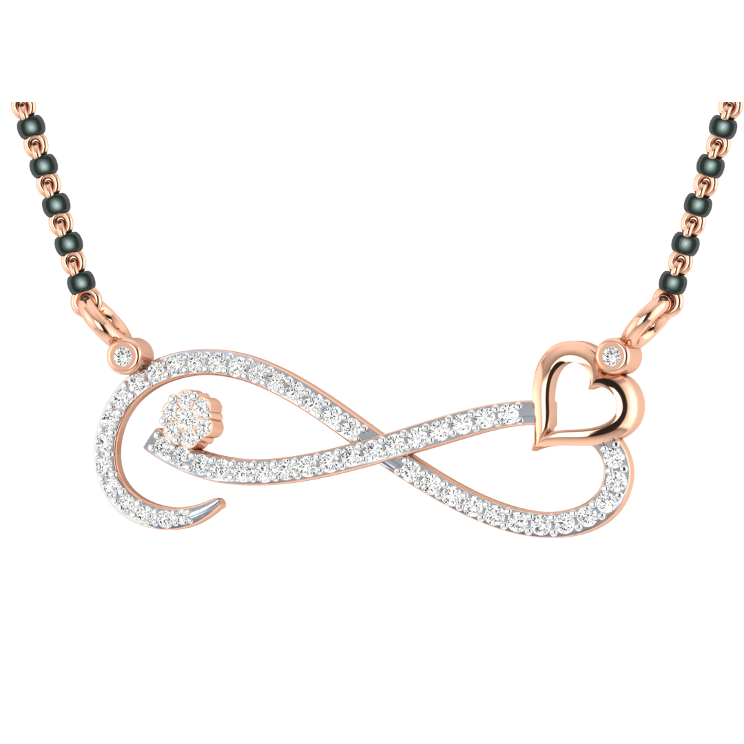 Infinity Design Diamond Mangalsutra