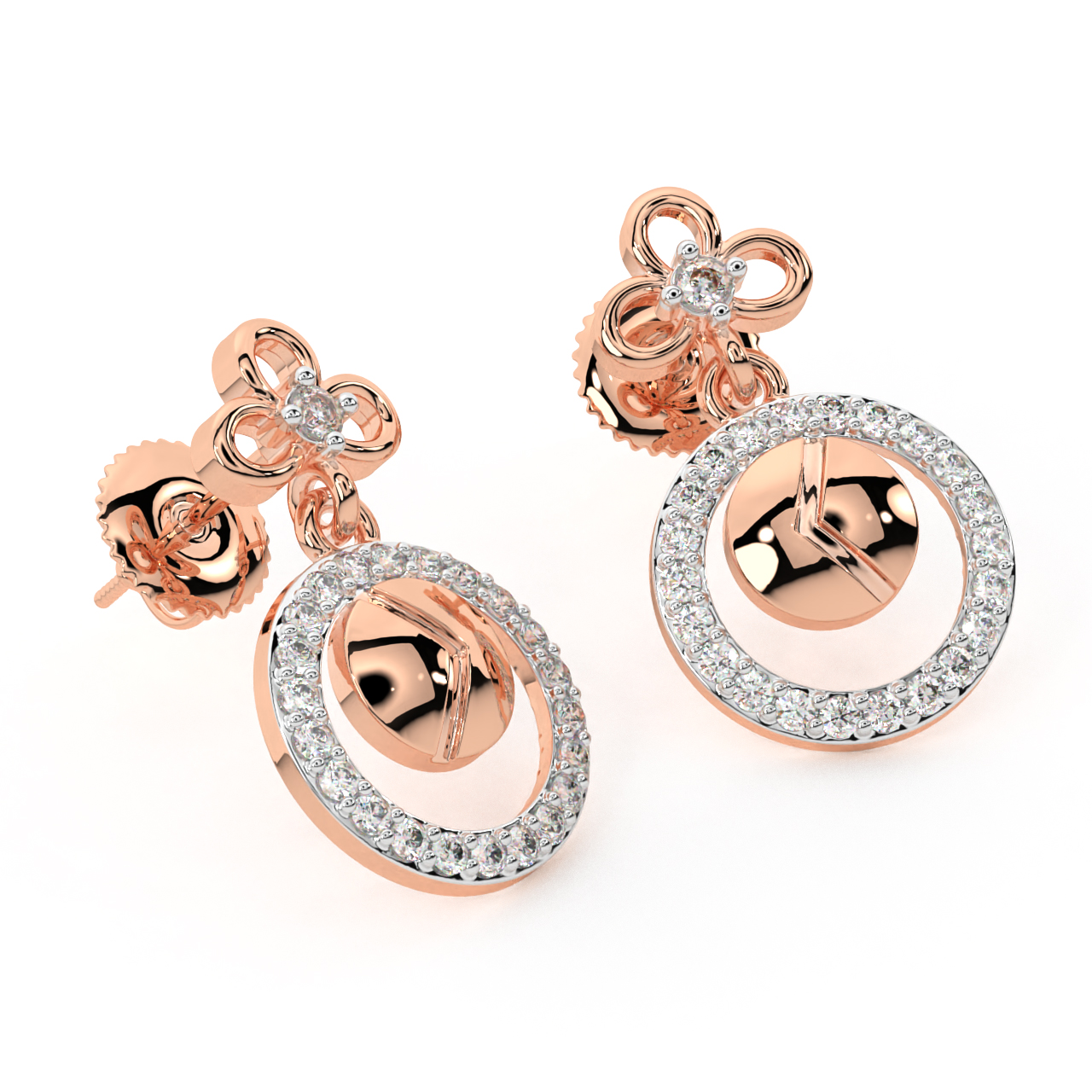 The Ring Ray Diamond Earrings