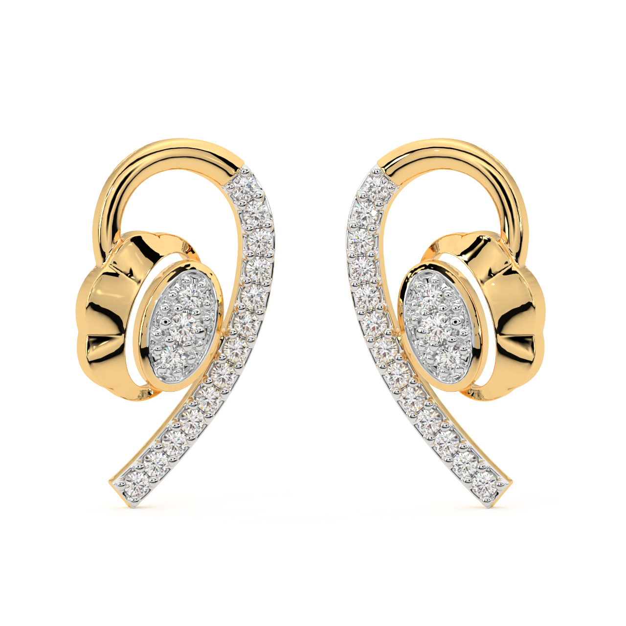 The Gorgeously Grecian Diamond Earrings