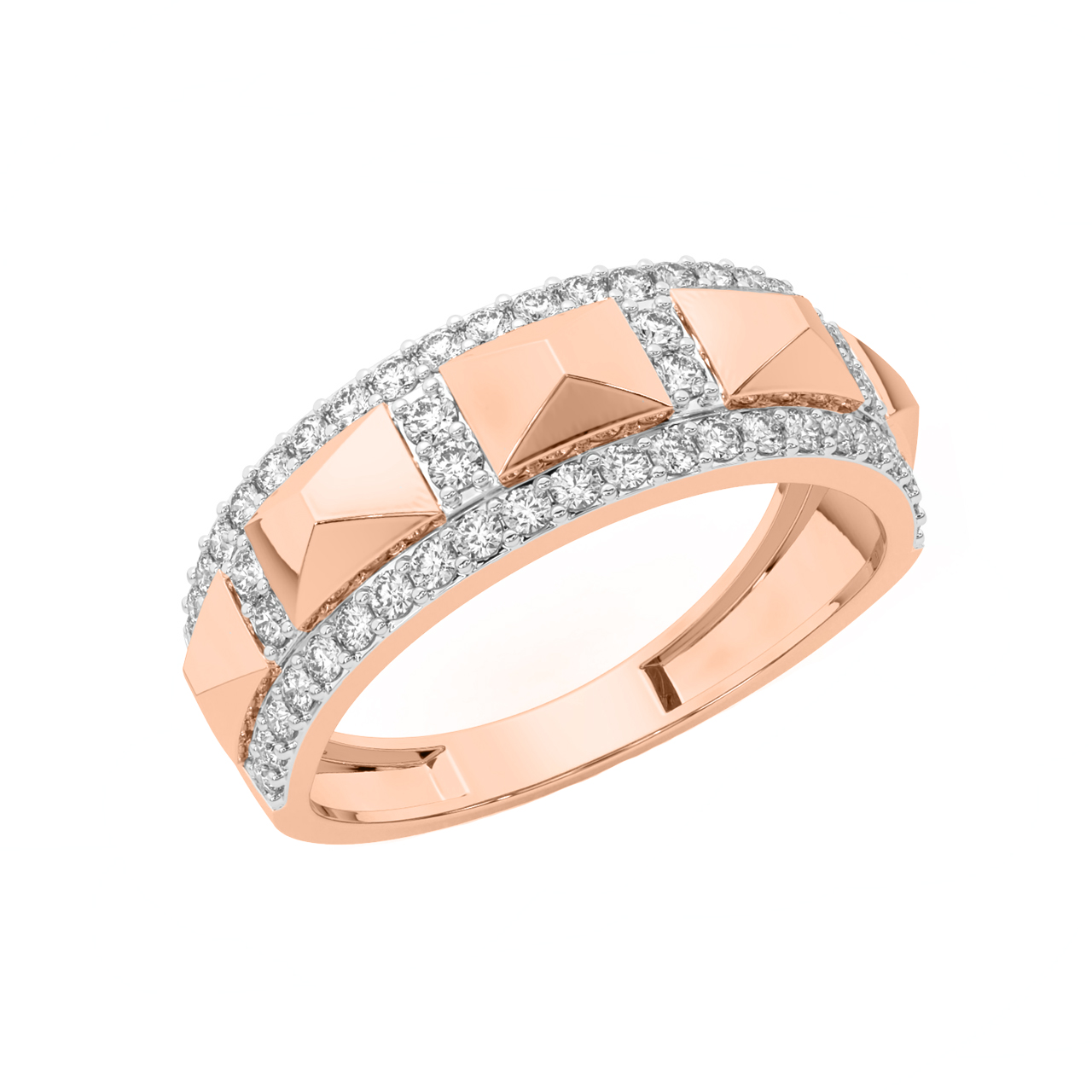 Hilltop Design Diamond Ring For Men