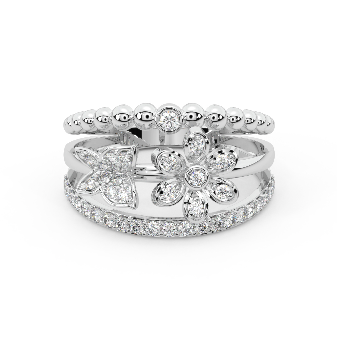 Fab & Floral Diamond Ring