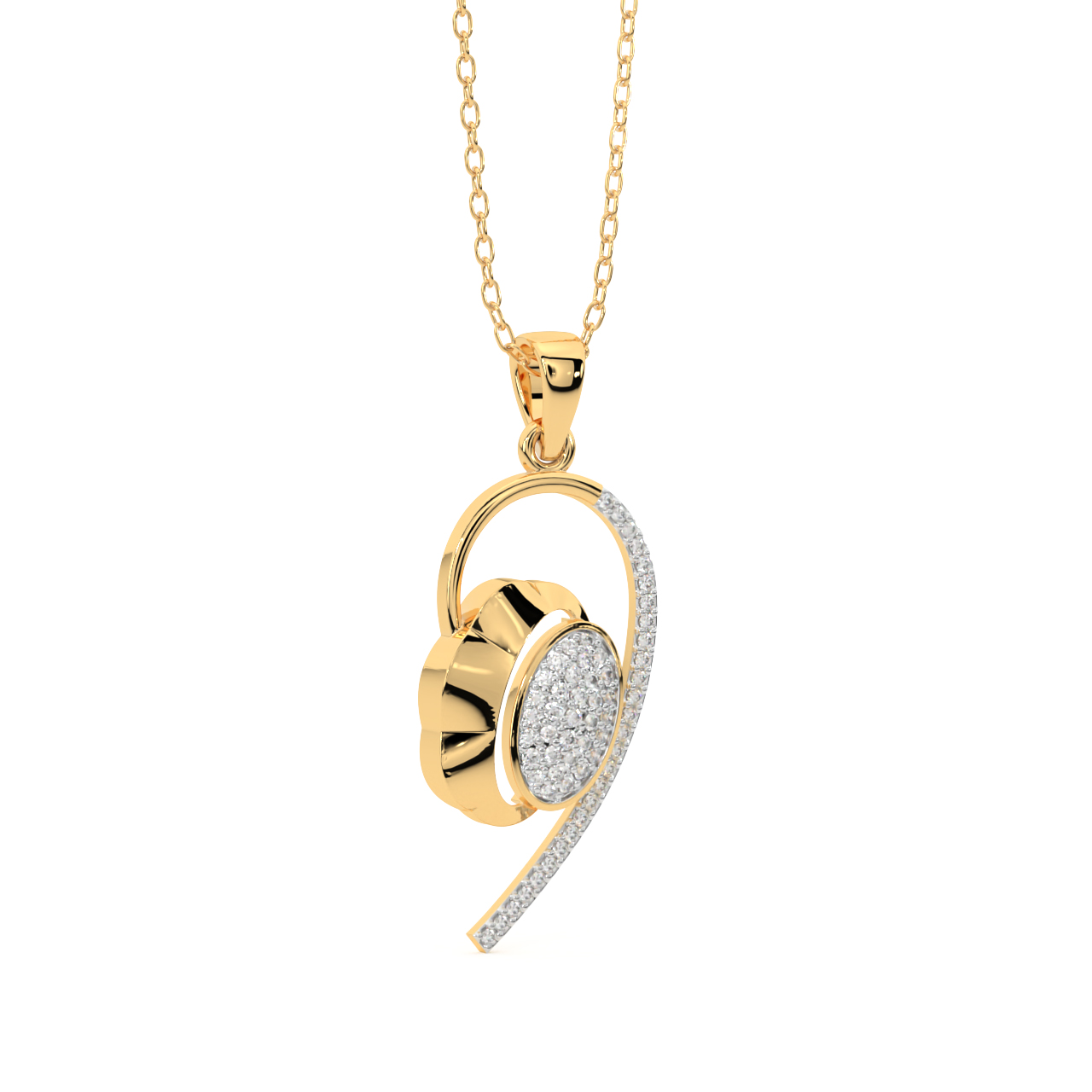 The Gorgeously Grecian Diamond Pendant