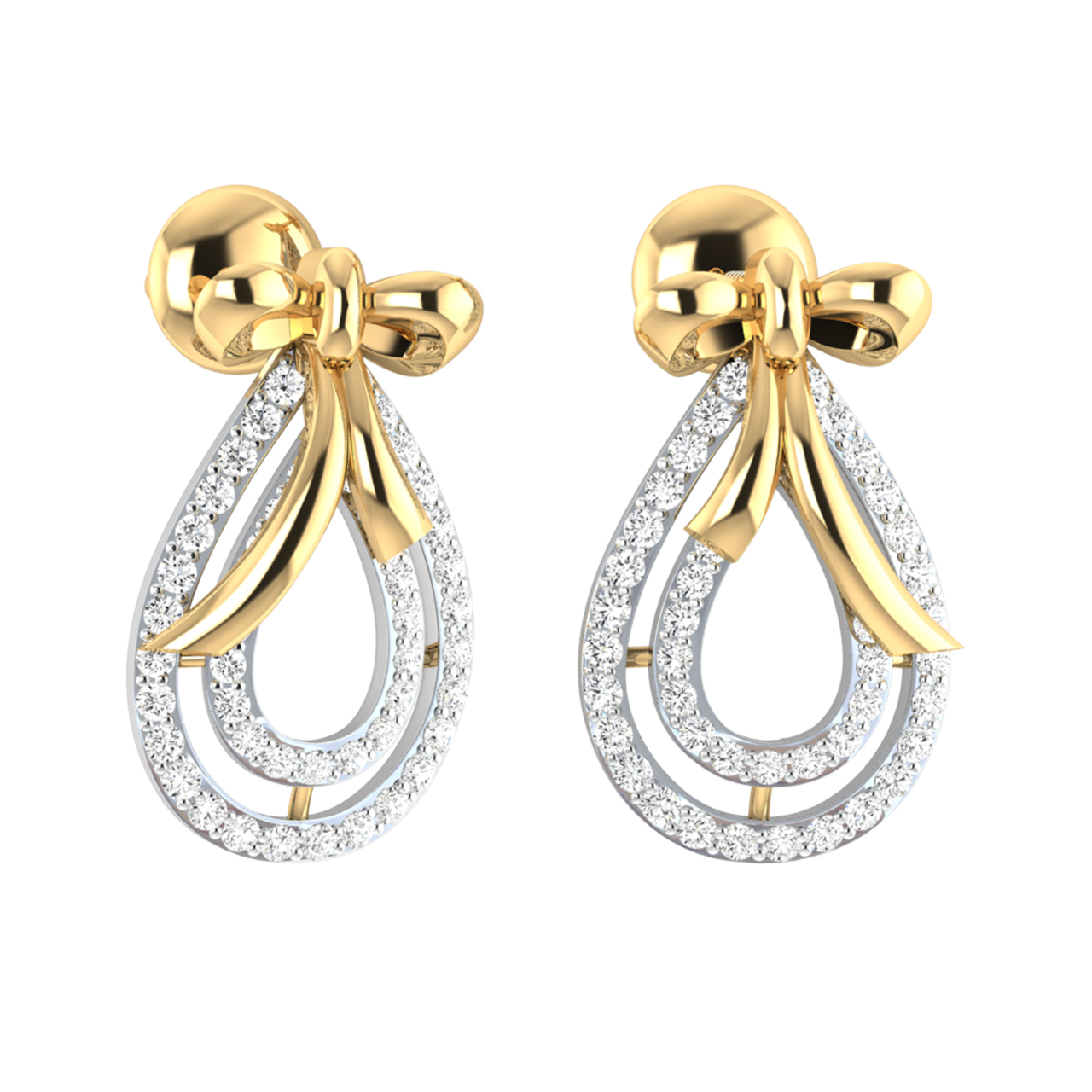 Aida Diamond Stud Earrings