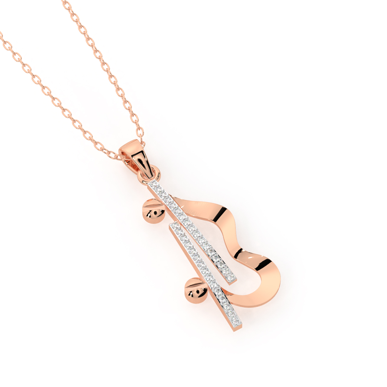 Classy Romance Diamond Pendant