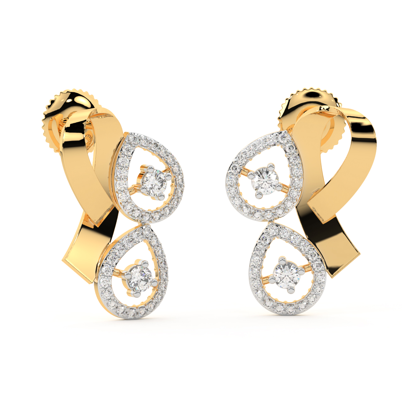 The Chic O Mania Diamond Earrings