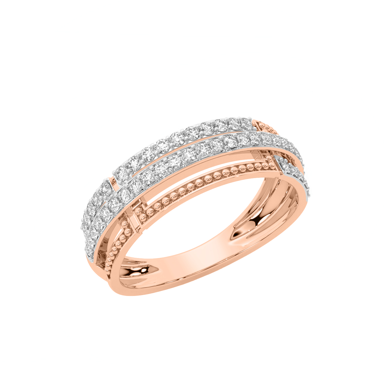 Contemporary Diamond Ring For Men
