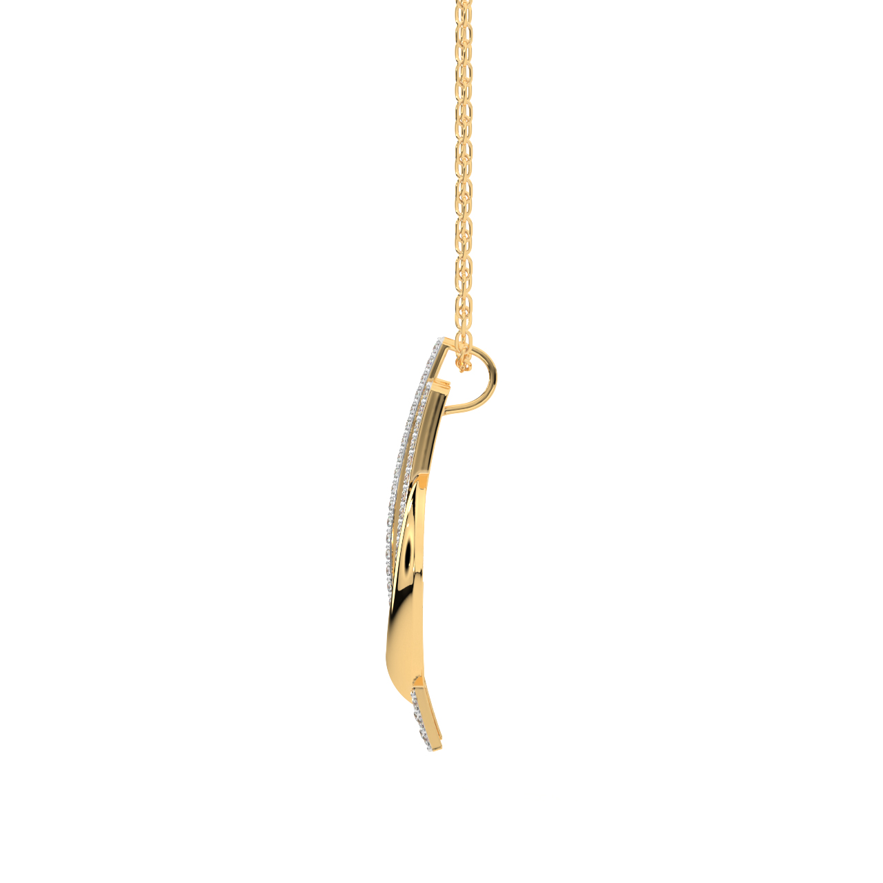 Linear Equation Diamond Pendant