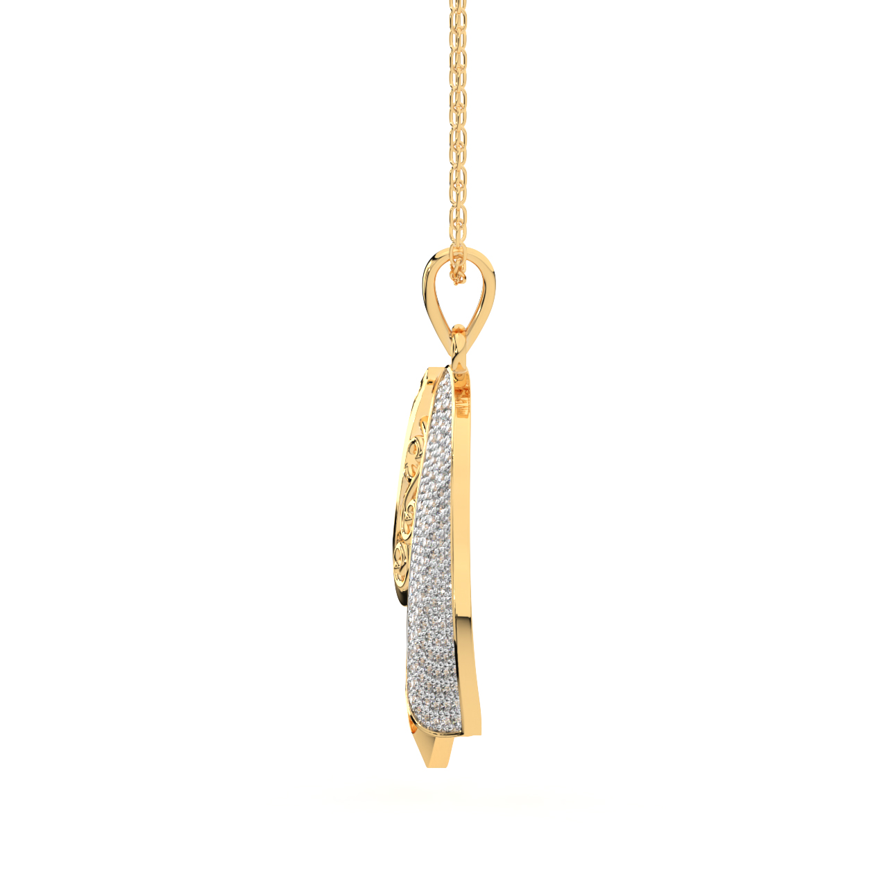 The Sporty Devotee Diamond Pendant