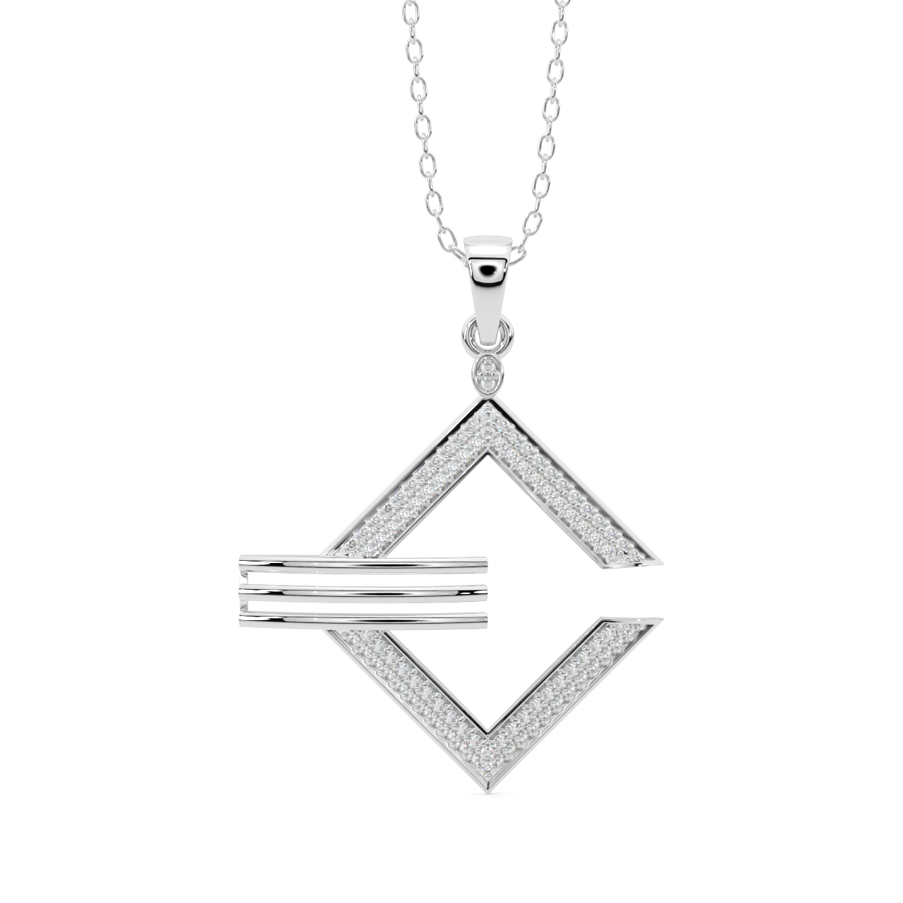 Elegant Design Diamond Pendant