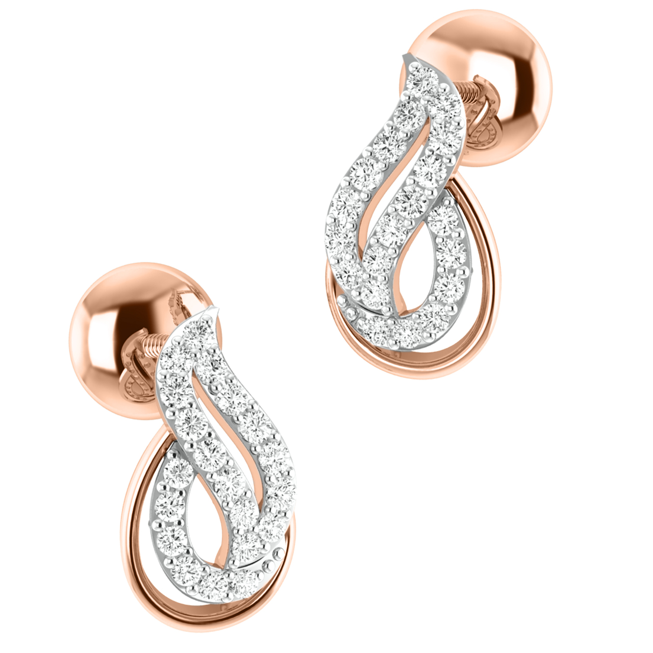 Iksha Diamond Stud Earrings