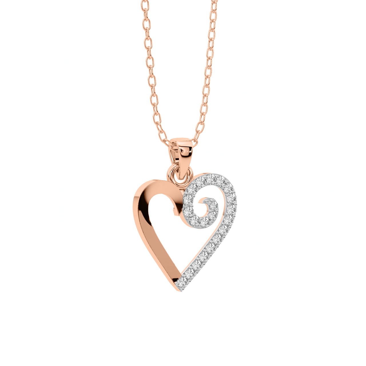 Art of Love Diamond Pendant