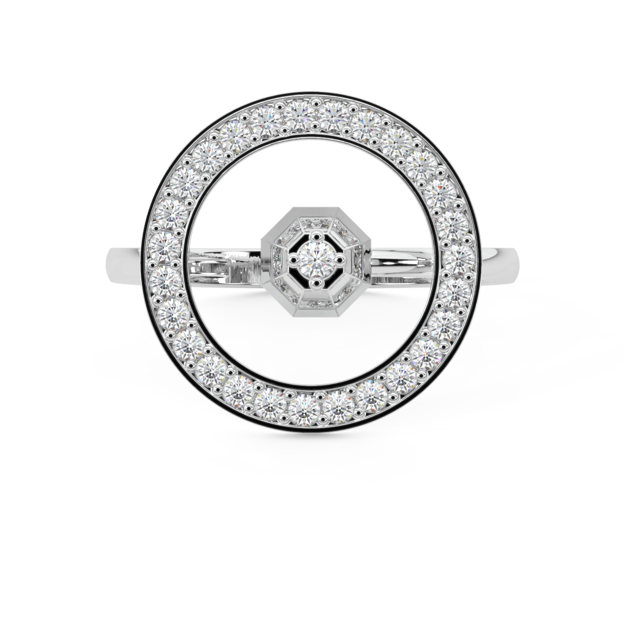 Check Remix Diamond Ring