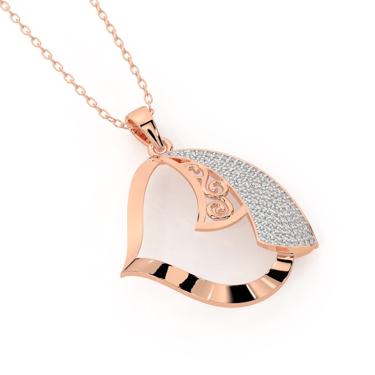 The Sporty Devotee Diamond Pendant