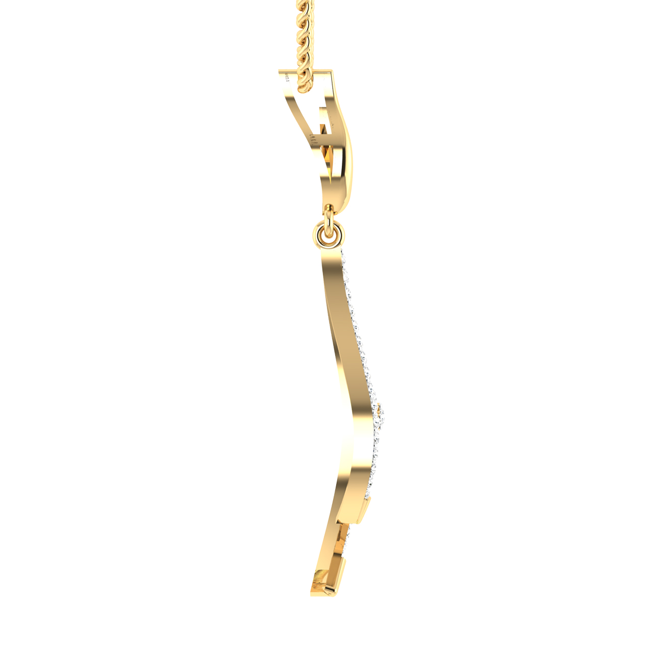 Lauren Round Diamond Office Wear Pendant