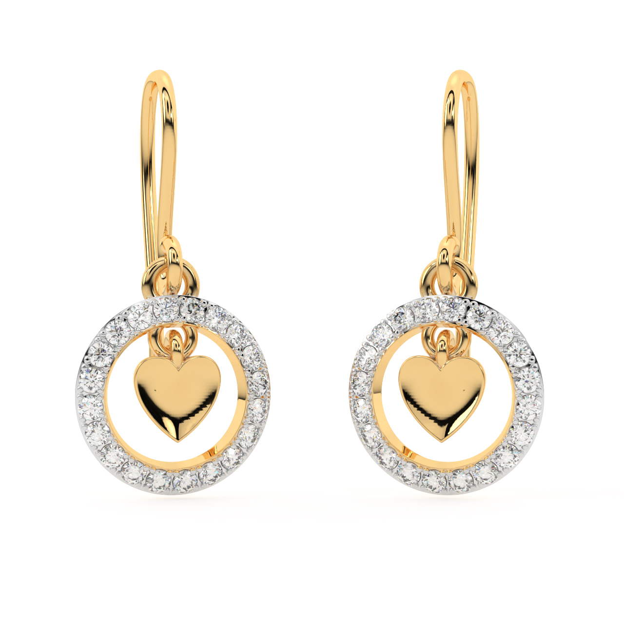 Peek a Petal Diamond Earrings