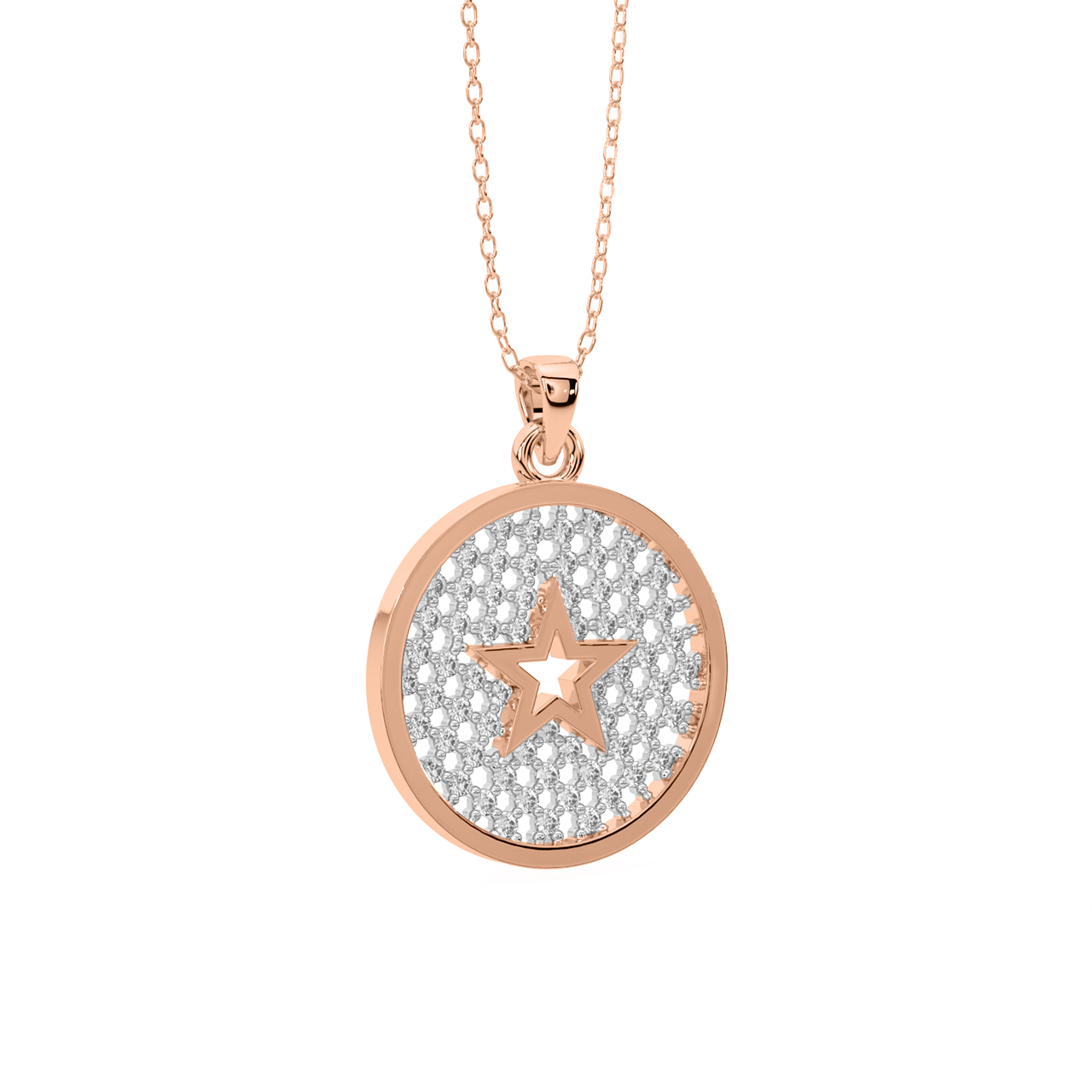 Charming Star Diamond Pendant