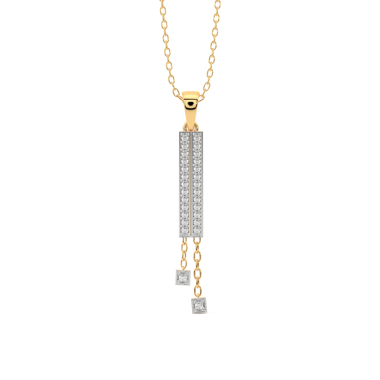 Flashdance Diamond Pendant