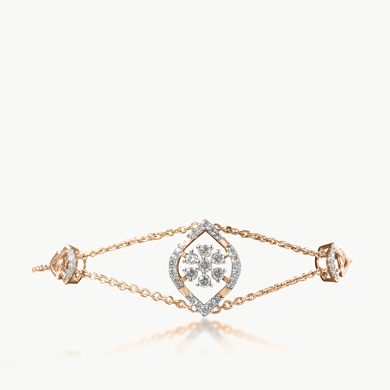 Tranquil Bloom Diamond Bracelet